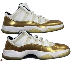 Jordan Sneakers 11 Retro Low Metallic Gold White 11